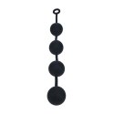 Silicone Round Anal Balls - XXL - 60mm - Black
