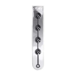 Silicone Round Anal Balls - XXL - 60mm - Black