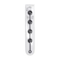 Silicone Round Anal Balls - XXL - 60mm - Black