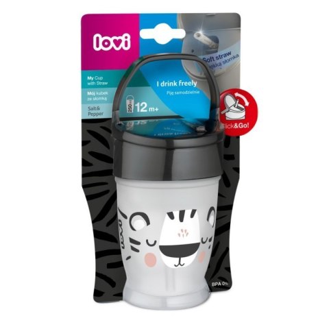 Lovi kubek ze słom junior 250 LOVI