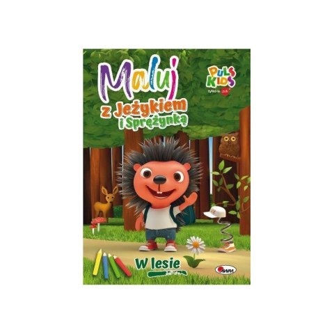 Maluj z jeż. i spręż. w lesie AWM WYDAWNICTWO