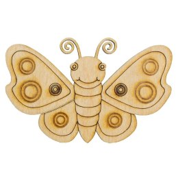 Ozd. drewniana motyl 1 ECODECO