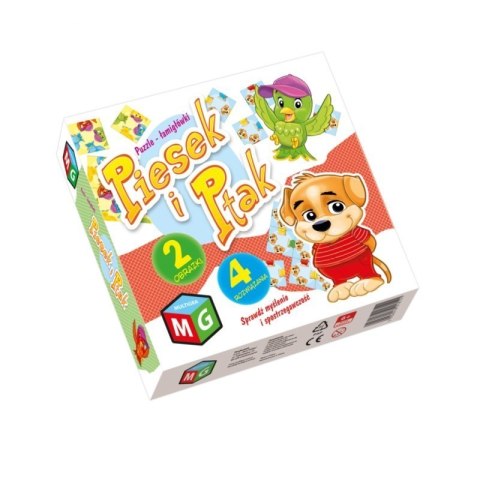 Piesek i ptak układanka MULTIGRA