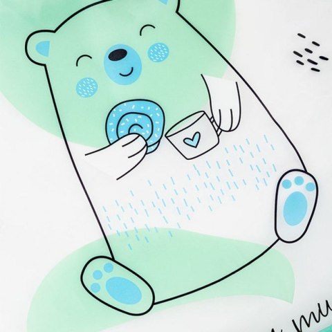 Śliniak z rękawem misio AKUKU