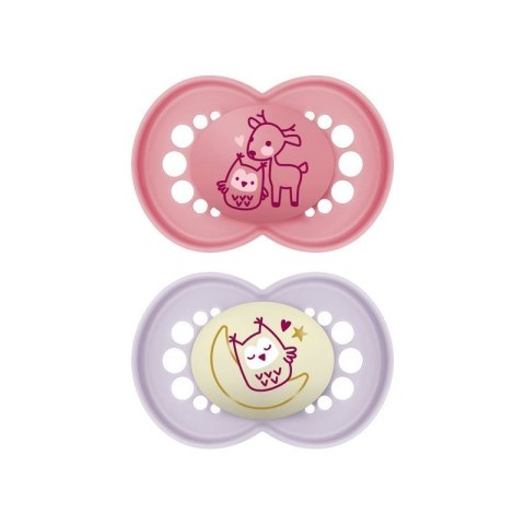 Smoczek original 6+ d&n girl MAM AKCESORIA