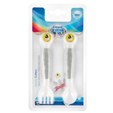 Sztućce elastyczne dla dzieci CANPOL BABIES