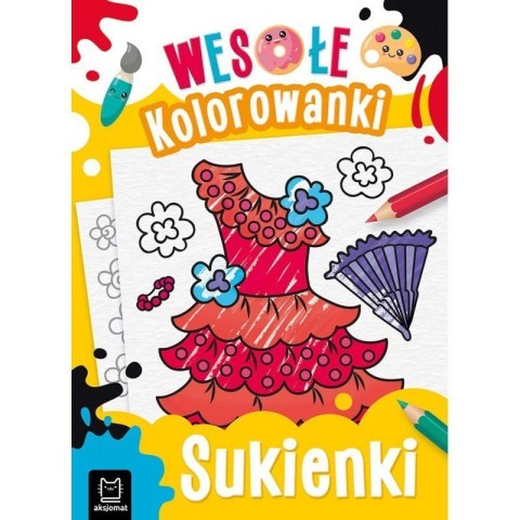 Wesołe kolorowanki sukienki AKSJOMAT