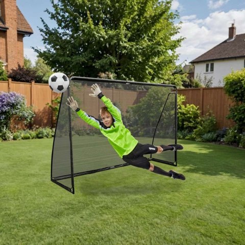 BRAMKA PIŁKARSKA 180 X 120 CM FORTE CZARNA