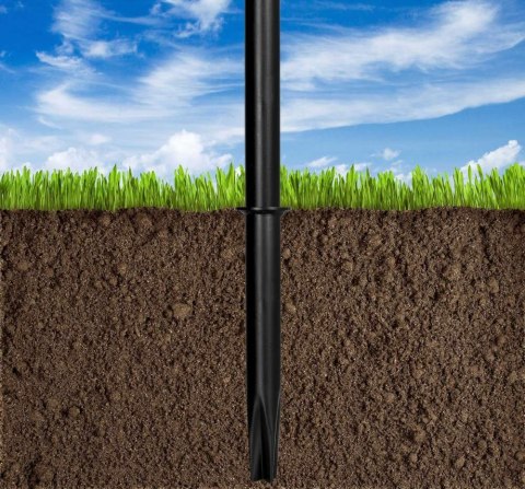 BRAMKA PIŁKARSKA 180 X 120 CM FORTE CZARNA