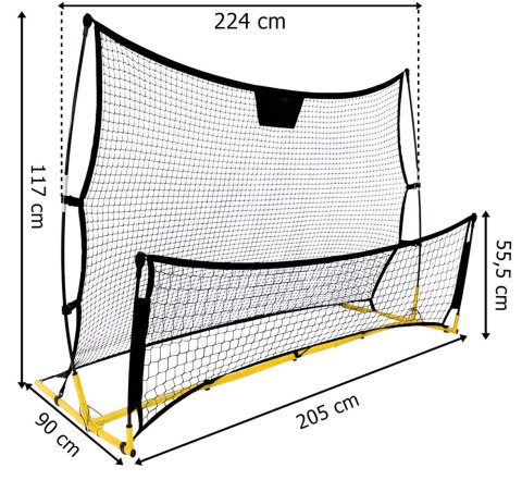 BRAMKA PIŁKARSKA TRENINGOWA LUIGI 2W1