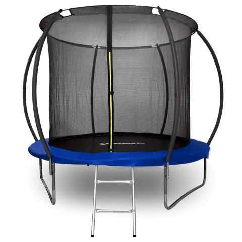 TRAMPOLINA Z SIATKĄ I DRAB INKĄ HENZEN 244 CM NIEB IESKA FT 8
