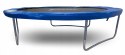 TRAMPOLINA Z SIATKĄ I DRAB INKĄ HENZEN 244 CM NIEB IESKA FT 8