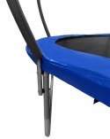 TRAMPOLINA Z SIATKĄ I DRAB INKĄ HENZEN 244 CM NIEB IESKA FT 8