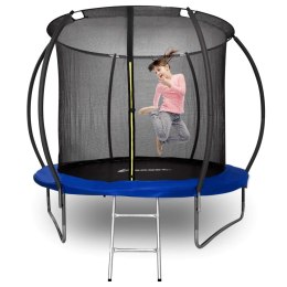 TRAMPOLINA Z SIATKĄ I DRAB INKĄ HENZEN 305 CM NIEB IESKA FT10