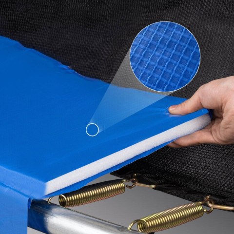 TRAMPOLINA Z SIATKĄ I DRAB INKĄ HENZEN 305 CM NIEB IESKA FT10