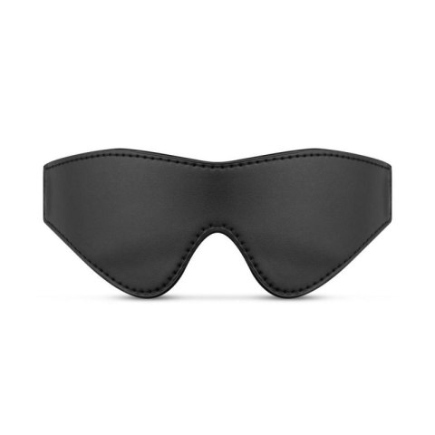 Bedroom Fantasies - Faux Leather Blindfold Black