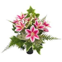 BUKIET WKŁAD DO WAZONU FLAKONU NA CMENTARZ STROIK KWIATY