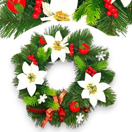 STROIK ŚWIĄTECZNY DEKORACJA WIANEK NA ŚCIANĘ STÓŁ DRZWI 40cm