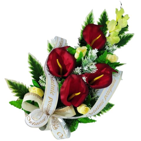 WIĄZANKA NA POGRZEB KWIATY NA GRÓB OSTATNIE POŻEGNANIE