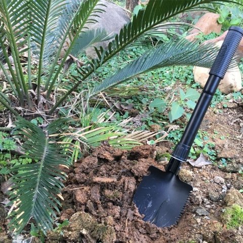 SKŁADANA SAPERKA W POKROWCU TURYSTYCZNA MINI ŁOPATA DO SAMOCHODU