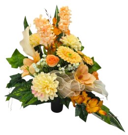 WYJĄTKOWY BUKIET XXL PREMIUM WKŁAD DO WAZONU NA CMENTARZ GRÓB POMNIK