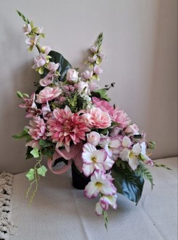 WYJĄTKOWY BUKIET XXL PREMIUM WKŁAD DO WAZONU NA CMENTARZ