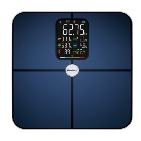 ANALITYCZNA WAGA ŁAZIENKOWA SMART IOS ANDROID KLAUSBERG KB-7940