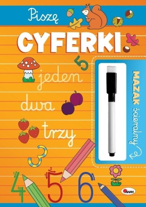 MAZAK ŚCIERALNY PISZĘ CYFERKI