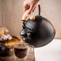 CZAJNIK 2,5L Z GWIZDKIEM KINGHOFF KH-1999 CZARNY MAT