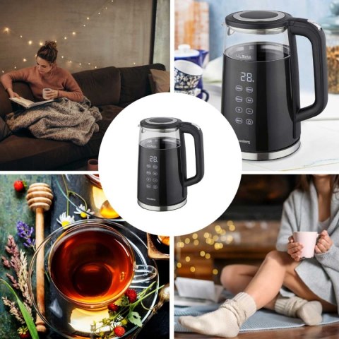 CZAJNIK ELEKTRYCZNY 1,7L KLAUSBERG KB-7894 LED REGULACJA TEMPERATURY