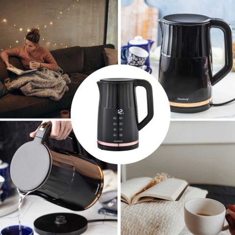 CZAJNIK ELEKTRYCZNY 1,7L KLAUSBERG KB-7896 LED REGULACJA TEMPERATURY