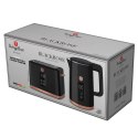 CZAJNIK ELEKTRYCZNY 1,7L + TOSTER CYFROWY BERLINGER HAUS BH-9540 BLACK ROSE