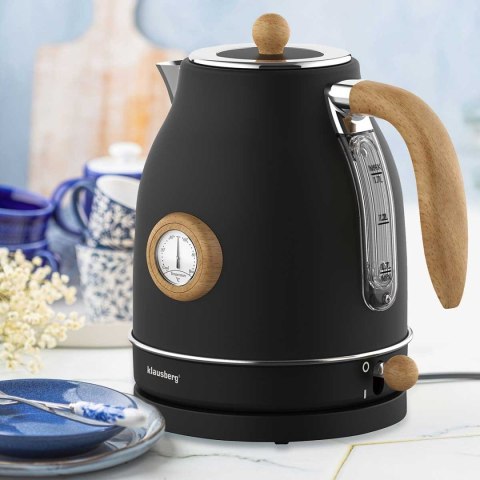 CZAJNIK ELEKTRYCZNY 1,7L Z TERMOMETREM KLAUSBERG KB-7907 RETRO