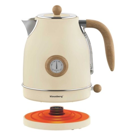 CZAJNIK ELEKTRYCZNY 1,7L Z TERMOMETREM KLAUSBERG KB-9006 RETRO