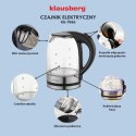 CZAJNIK ELEKTRYCZNY SZKLANY 1,7L KLAUSBERG KB-7886 LED