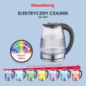 CZAJNIK ELEKTRYCZNY SZKLANY 1,8L KLAUSBERG KB-7887 LED RGB
