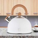CZAJNIK STALOWY Z GWIZDKIEM 2,3L BERGNER BG-37304 NATURALLY