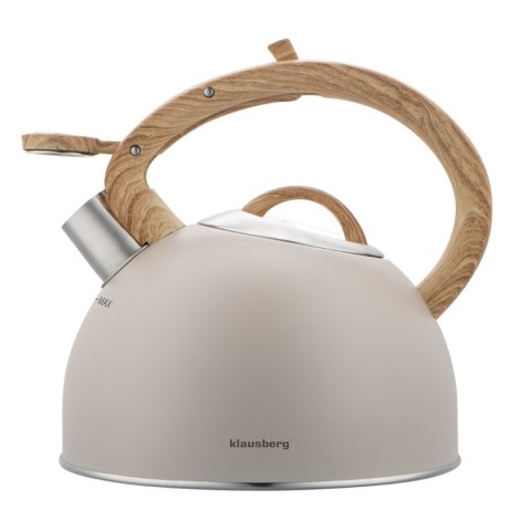 CZAJNIK STALOWY Z GWIZDKIEM 2,5L KLAUSBERG KB-7913