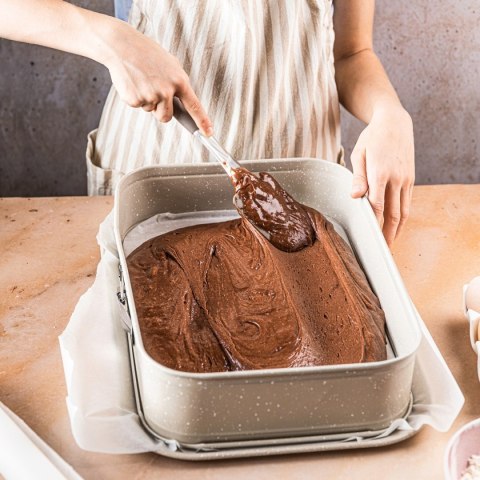 FORMA BLACHA PROSTOKĄTNA ROZPINANA DO CIASTA 39x27cm KINGHOFF KH-1978