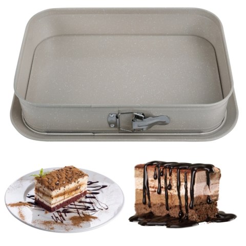 FORMA BLACHA PROSTOKĄTNA ROZPINANA DO CIASTA 39x27cm KINGHOFF KH-1978