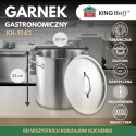 GARNEK GASTRONOMICZNY Z POKRYWĄ STALOWĄ 25L KINGHOFF KH-1963