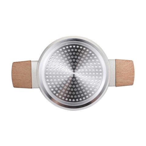 GARNEK MARMURKOWY 20cm Z POKRYWĄ BERGNER BG-34745 NATURALLY