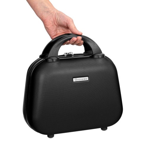 ZESTAW WALIZEK PODRÓŻ NYCH AZORES CZARNY 4W1