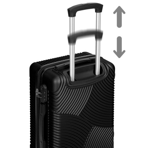 ZESTAW WALIZEK PODRÓŻ NYCH AZORES CZARNY 4W1