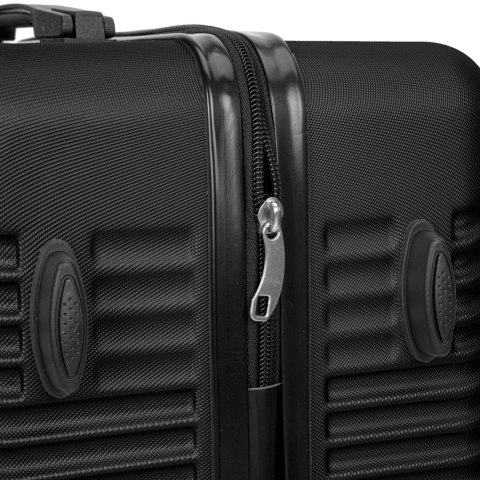 ZESTAW WALIZEK PODRÓŻ NYCH AZORES CZARNY 4W1