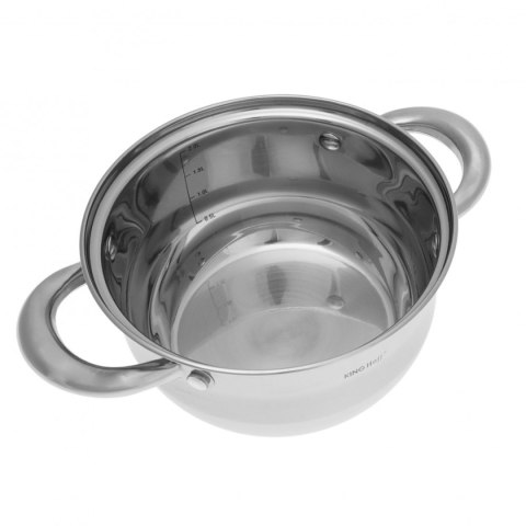 Komplet garnków stalowych 12 elementów Kinghoff KH-1098