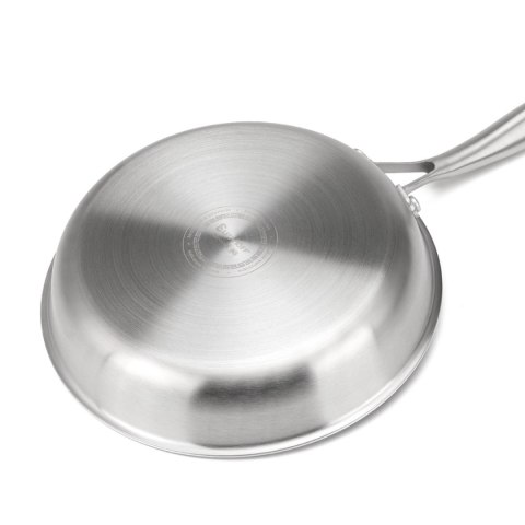 PATELNIA STALOWA 24cm Z POWŁOKĄ PLASTER MIODU E-7547