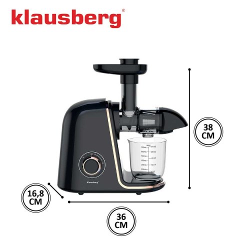 SOKOWIRÓWKA WYCISKARKA WOLNOOBROTOWA KLAUSBERG KB-7867