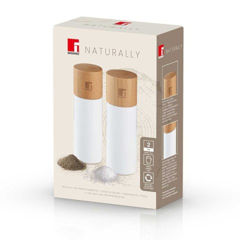 SOLNICZKA PIEPRZNICZKA ZESTAW DREWNIANY BERGNER BG-48518 NATURALLY