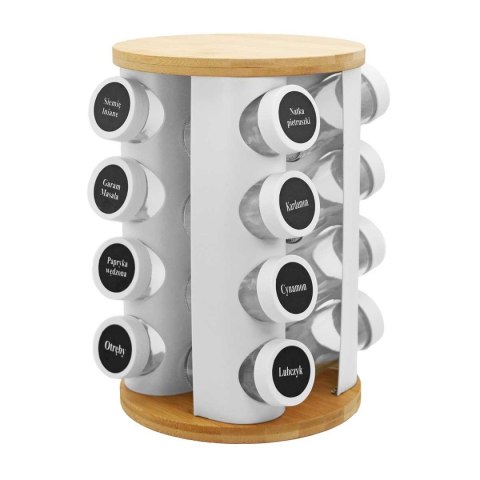 STOJAK OBROTOWY NA PRZYPRAWY 16 POJEMNIKÓW 2863